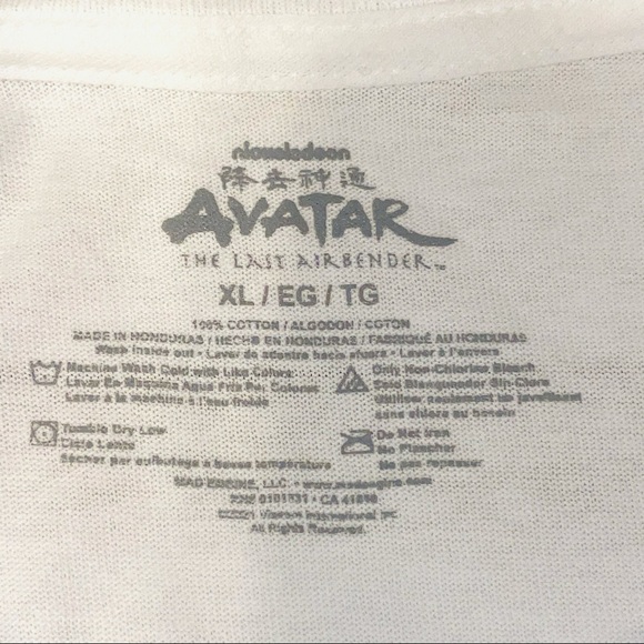 Avatar The last Airbender men’s white tee Sz XL 🔥 - Picture 3 of 4
